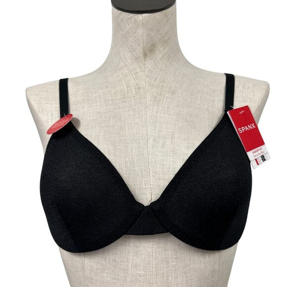 Spanx Sheerflex Fit To You Bra Small D-DD Very Black 30071r New With Tags - Picture 1 of 9